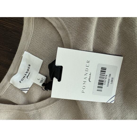 Tuckernuck Pomander Place Maxi Dress Women’s Large Knit Brielle Beige Tan NEW - Picture 5 of 12